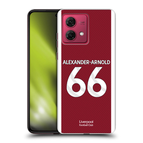 Liverpool Football Club 2023/24 Players Home Kit Trent Alexander-Arnold Soft Gel Case for Motorola Moto G84 5G