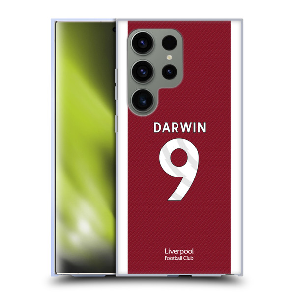 Liverpool Football Club 2023/24 Players Home Kit Darwin Núñez Soft Gel Case for Samsung Galaxy S24 Ultra 5G
