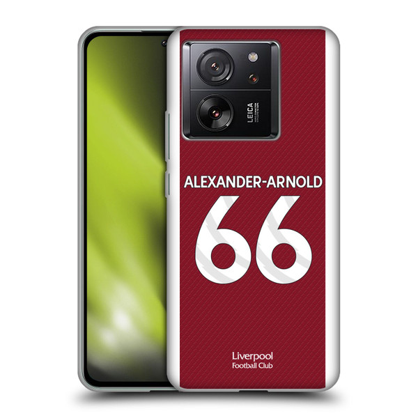 Liverpool Football Club 2023/24 Players Home Kit Trent Alexander-Arnold Soft Gel Case for Xiaomi 13T 5G / 13T Pro 5G
