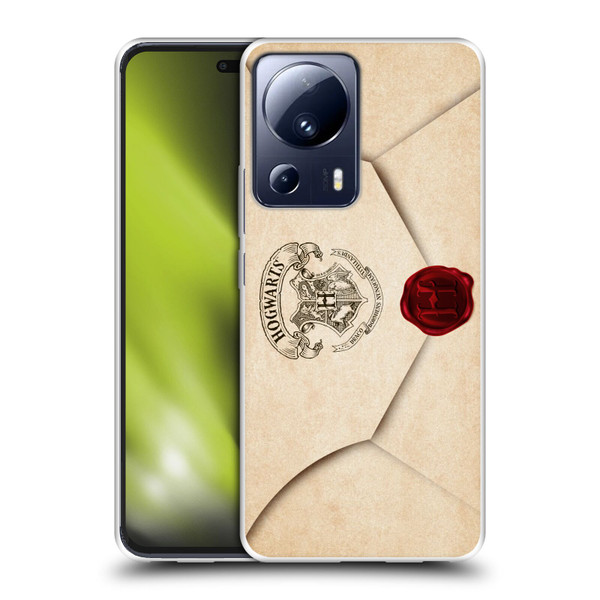 Harry Potter Hogwarts Letter Envelope Acceptance Parchment Soft Gel Case for Xiaomi 13 Lite 5G