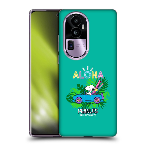 Peanuts Snoopy Aloha Disco Tropical Surf Soft Gel Case for OPPO Reno10 Pro+