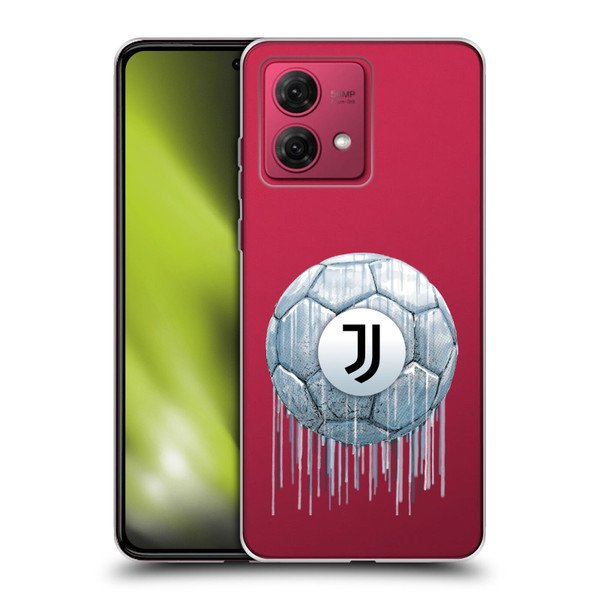 Juventus Football Club Drip Art Logo Soft Gel Case for Motorola Moto G84 5G