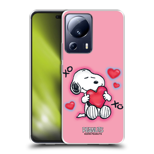 Peanuts Snoopy Boardwalk Airbrush XOXO Soft Gel Case for Xiaomi 13 Lite 5G