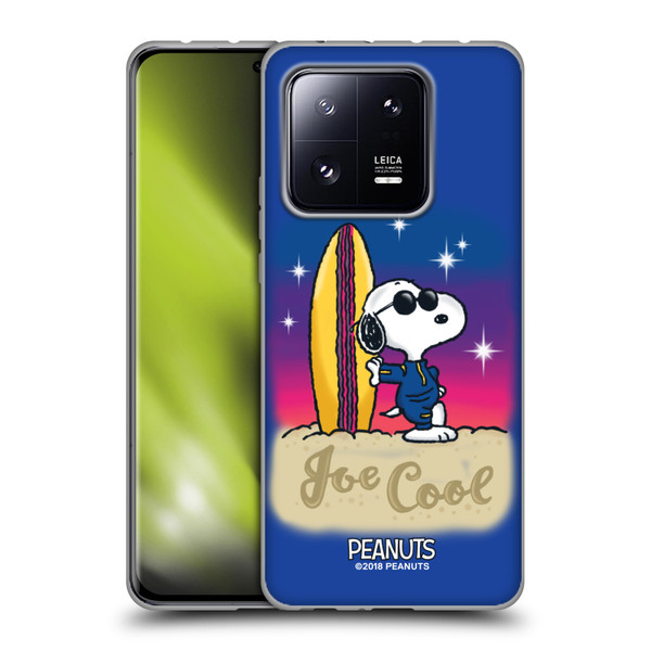 Peanuts Snoopy Boardwalk Airbrush Joe Cool Surf Soft Gel Case for Xiaomi 13 Pro 5G