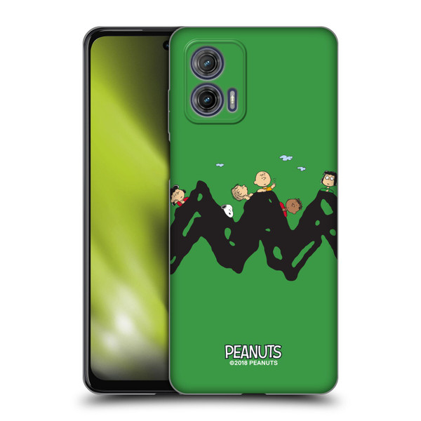 Peanuts Characters Group Soft Gel Case for Motorola Moto G73 5G