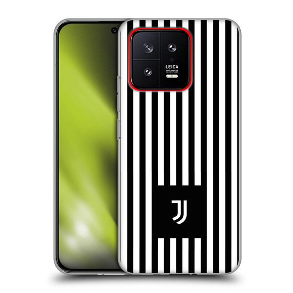 Juventus Football Club Lifestyle 2 Black & White Stripes Soft Gel Case for Xiaomi 13 5G
