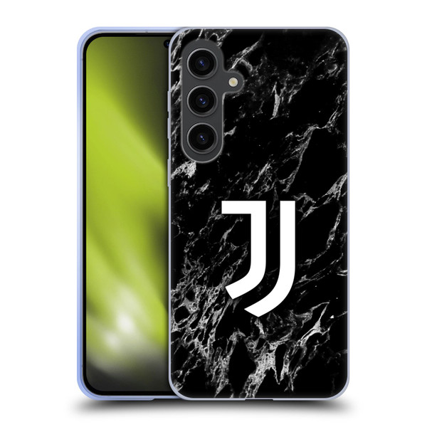 Juventus Football Club Marble Black Soft Gel Case for Samsung Galaxy S24+ 5G