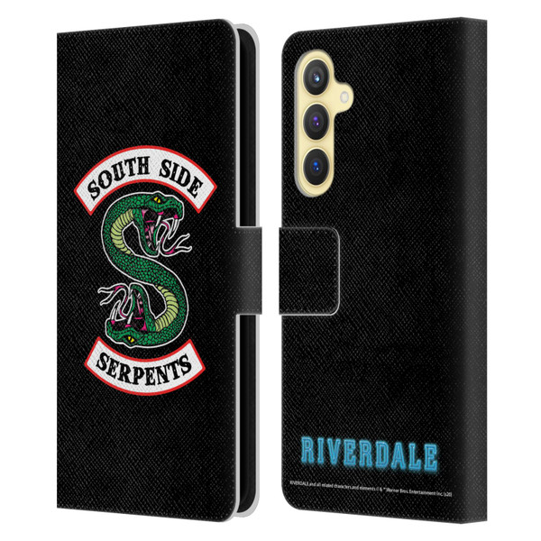 Riverdale Graphic Art South Side Serpents Leather Book Wallet Case Cover For Samsung Galaxy S23 FE 5G