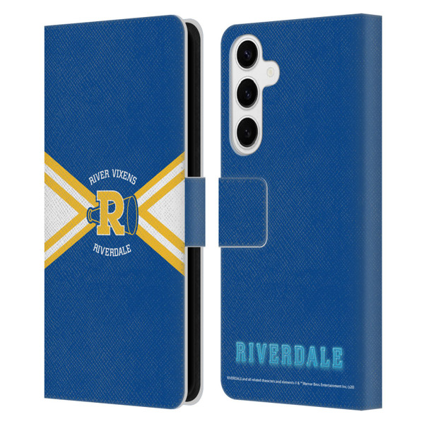 Riverdale Graphic Art River Vixens Uniform Leather Book Wallet Case Cover For Samsung Galaxy S24+ 5G