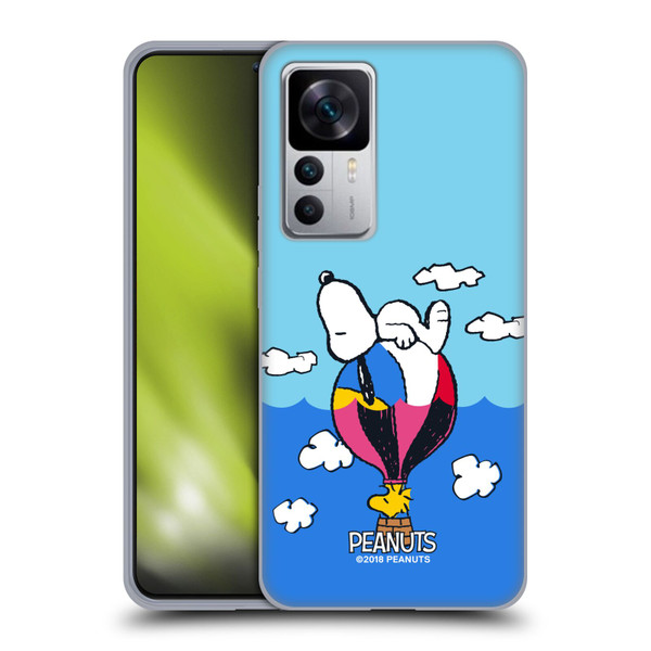 Peanuts Halfs And Laughs Snoopy & Woodstock Balloon Soft Gel Case for Xiaomi 12T 5G / 12T Pro 5G / Redmi K50 Ultra 5G