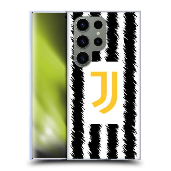 Juventus Football Club 2023/24 Match Kit Home Soft Gel Case for Samsung Galaxy S24 Ultra 5G