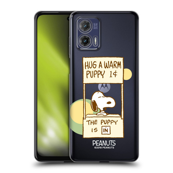 Peanuts Snoopy Hug Warm Soft Gel Case for Motorola Moto G73 5G