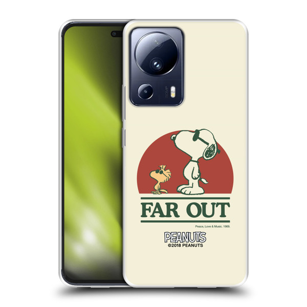 Peanuts Woodstock 50th Snoopy Woodstock Far Out Soft Gel Case for Xiaomi 13 Lite 5G
