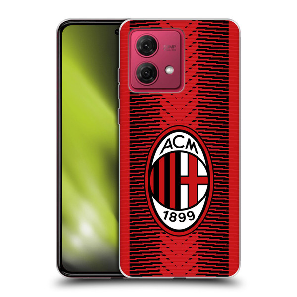 AC Milan 2023/24 Crest Kit Home Soft Gel Case for Motorola Moto G84 5G