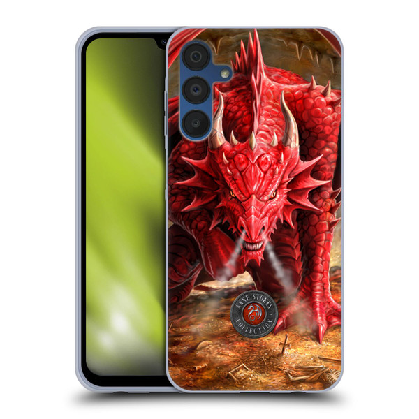 Anne Stokes Dragons Lair Soft Gel Case for Samsung Galaxy A15