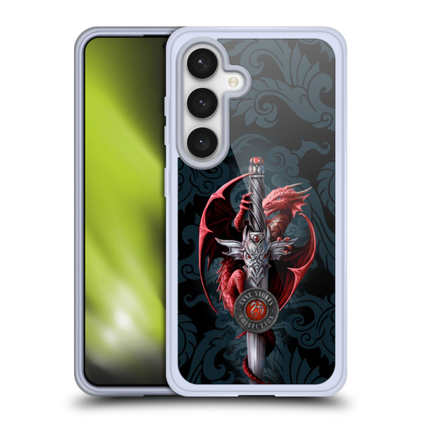 Anne Stokes Dragons Dagger Soft Gel Case for Samsung Galaxy S24 5G