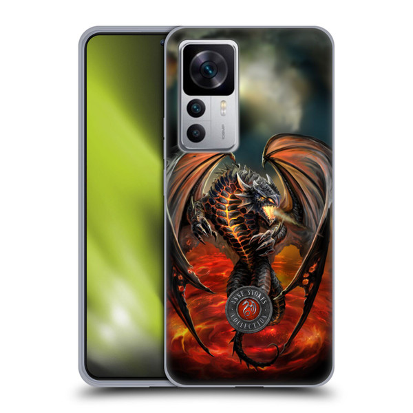 Anne Stokes Dragons Lava Soft Gel Case for Xiaomi 12T 5G / 12T Pro 5G / Redmi K50 Ultra 5G