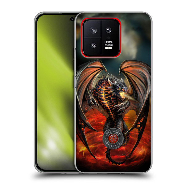 Anne Stokes Dragons Lava Soft Gel Case for Xiaomi 13 5G