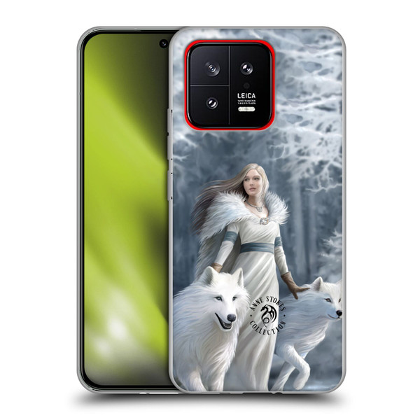 Anne Stokes Wolves Winter Guardians Soft Gel Case for Xiaomi 13 5G