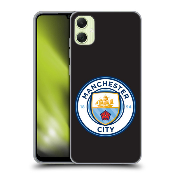 Manchester City Man City FC Badge Black Full Colour Soft Gel Case for Samsung Galaxy A05
