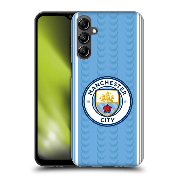 Manchester City Man City FC 2023/24 Badge Kit Home Soft Gel Case for Samsung Galaxy M14 5G