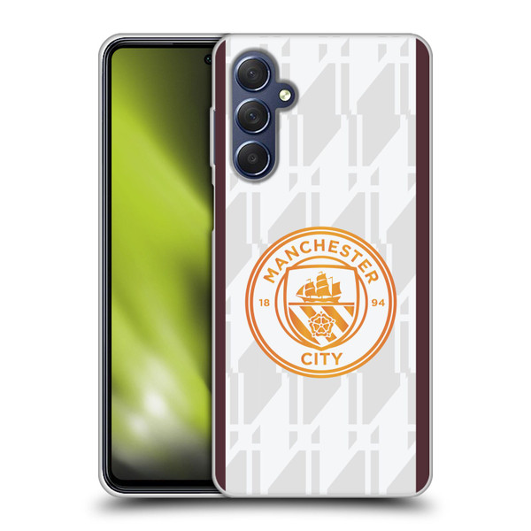 Manchester City Man City FC 2023/24 Badge Kit Away Soft Gel Case for Samsung Galaxy M54 5G