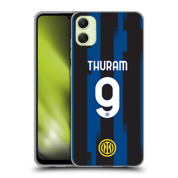 Fc Internazionale Milano 2023/24 Players Home Kit Marcus Thuram Soft Gel Case for Samsung Galaxy A05