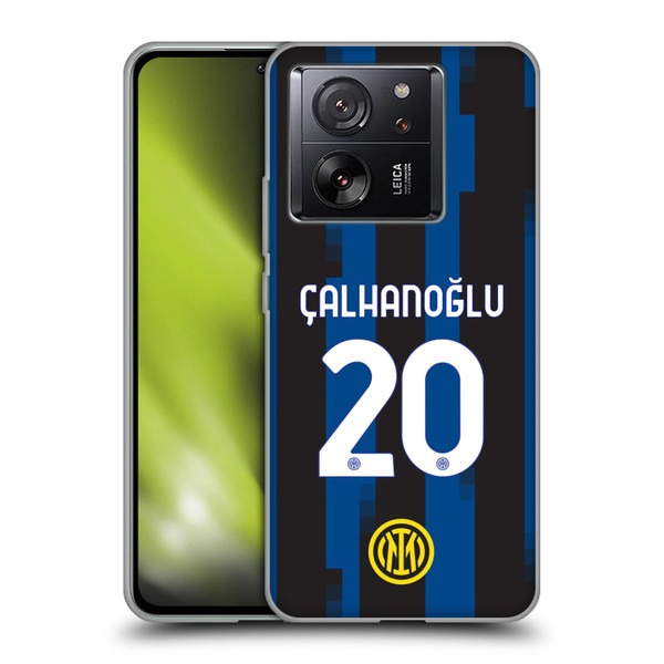 Fc Internazionale Milano 2023/24 Players Home Kit Hakan Çalhanoglu Soft Gel Case for Xiaomi 13T 5G / 13T Pro 5G