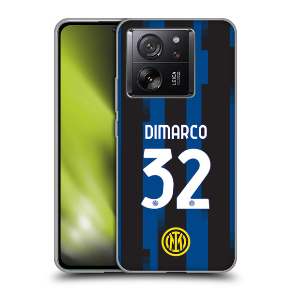 Fc Internazionale Milano 2023/24 Players Home Kit Federico Dimarco Soft Gel Case for Xiaomi 13T 5G / 13T Pro 5G