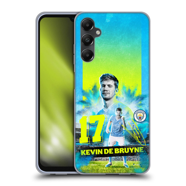 Manchester City Man City FC 2023/24 First Team Kevin De Bruyne Soft Gel Case for Samsung Galaxy A05s