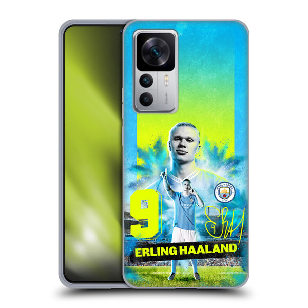 Manchester City Man City FC 2023/24 First Team Erling Haaland Soft Gel Case for Xiaomi 12T 5G / 12T Pro 5G / Redmi K50 Ultra 5G