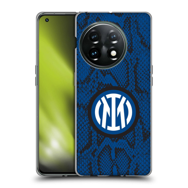 Fc Internazionale Milano Patterns Snake Soft Gel Case for OnePlus 11 5G