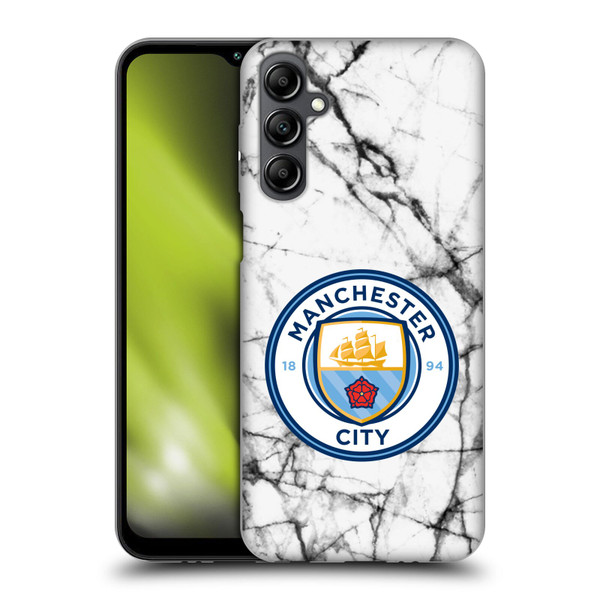 Manchester City Man City FC Marble Badge Full Colour Soft Gel Case for Samsung Galaxy M14 5G