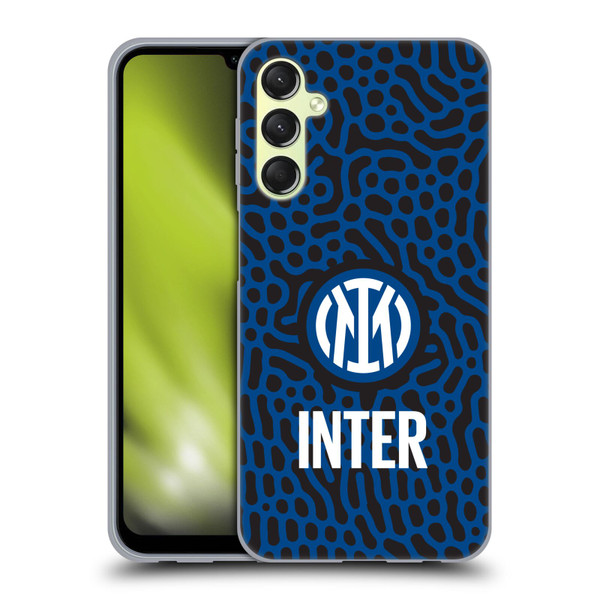 Fc Internazionale Milano Patterns Abstract 2 Soft Gel Case for Samsung Galaxy A24 4G / Galaxy M34 5G