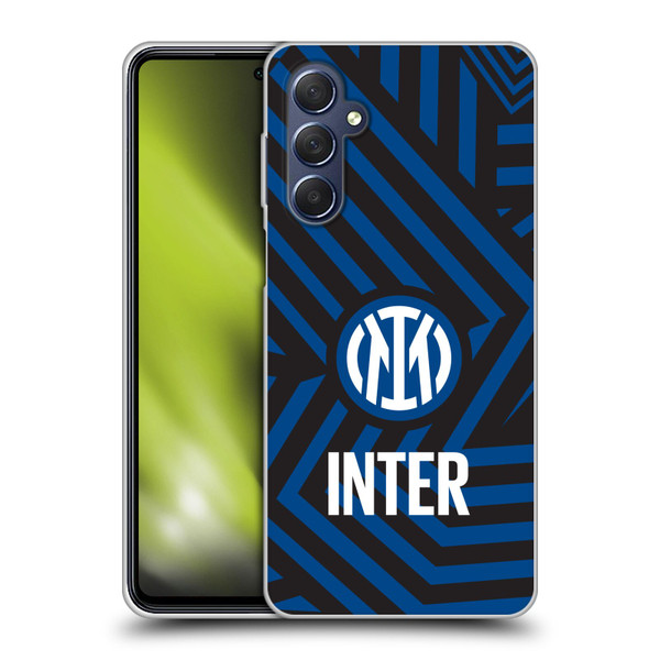 Fc Internazionale Milano Patterns Abstract 1 Soft Gel Case for Samsung Galaxy M54 5G