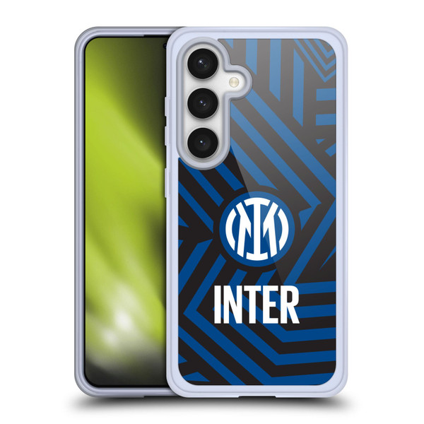 Fc Internazionale Milano Patterns Abstract 1 Soft Gel Case for Samsung Galaxy S24 5G