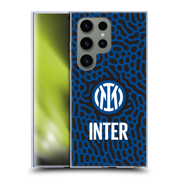 Fc Internazionale Milano Patterns Abstract 2 Soft Gel Case for Samsung Galaxy S24 Ultra 5G
