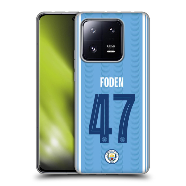 Manchester City Man City FC 2023/24 Players Home Kit Phil Foden Soft Gel Case for Xiaomi 13 Pro 5G