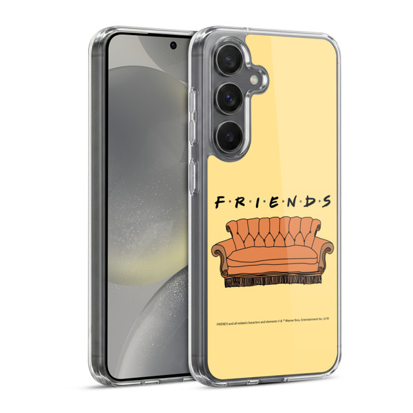 Friends TV Show Iconic Couch Soft Gel Case for Samsung Galaxy S24 5G & MagSafe