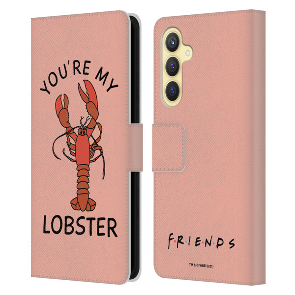 Friends TV Show Iconic Lobster Leather Book Wallet Case Cover For Samsung Galaxy S23 FE 5G