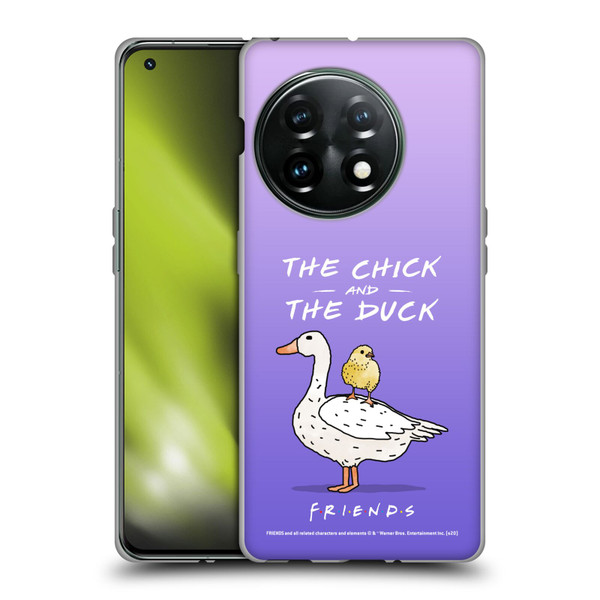 Friends TV Show Key Art Chick And Duck Soft Gel Case for OnePlus 11 5G
