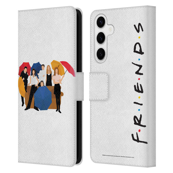 Friends TV Show Key Art Logo Opening Sequence Leather Book Wallet Case Cover For Samsung Galaxy S24+ 5G