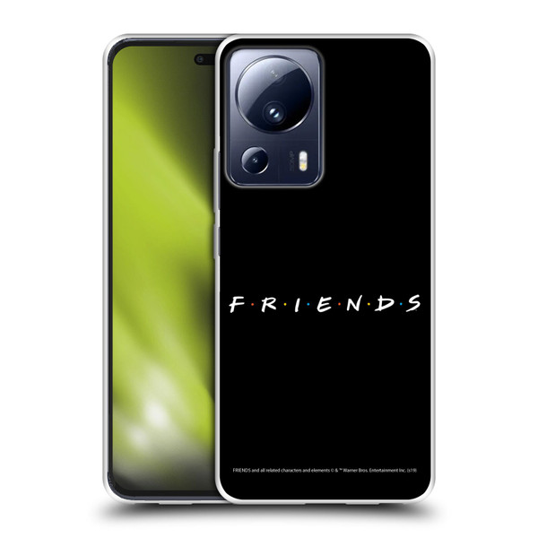 Friends TV Show Logos Black Soft Gel Case for Xiaomi 13 Lite 5G