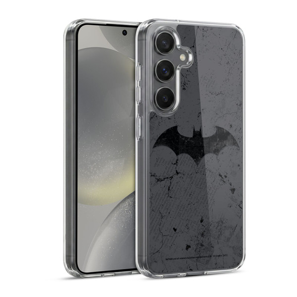 Batman DC Comics Hush Logo Distressed Soft Gel Case for Samsung Galaxy S24 5G & MagSafe