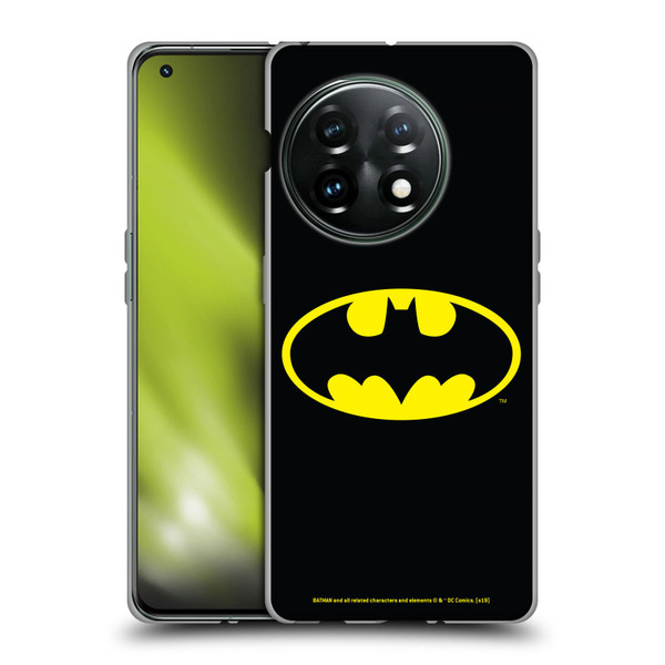 Batman DC Comics Logos Classic Soft Gel Case for OnePlus 11 5G