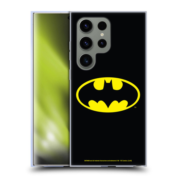 Batman DC Comics Logos Classic Soft Gel Case for Samsung Galaxy S24 Ultra 5G