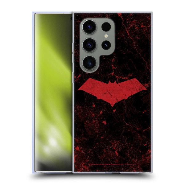 Batman DC Comics Red Hood Logo Grunge Soft Gel Case for Samsung Galaxy S24 Ultra 5G