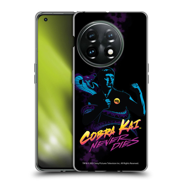 Cobra Kai Key Art Johnny Lawrence Never Dies Soft Gel Case for OnePlus 11 5G