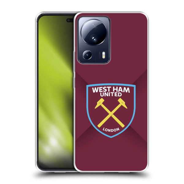 West Ham United FC Crest Gradient Soft Gel Case for Xiaomi 13 Lite 5G