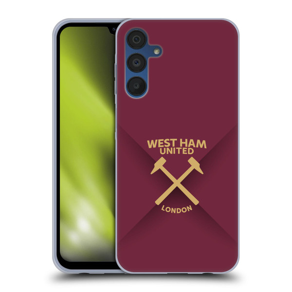 West Ham United FC Hammer Marque Kit Gradient Soft Gel Case for Samsung Galaxy A15